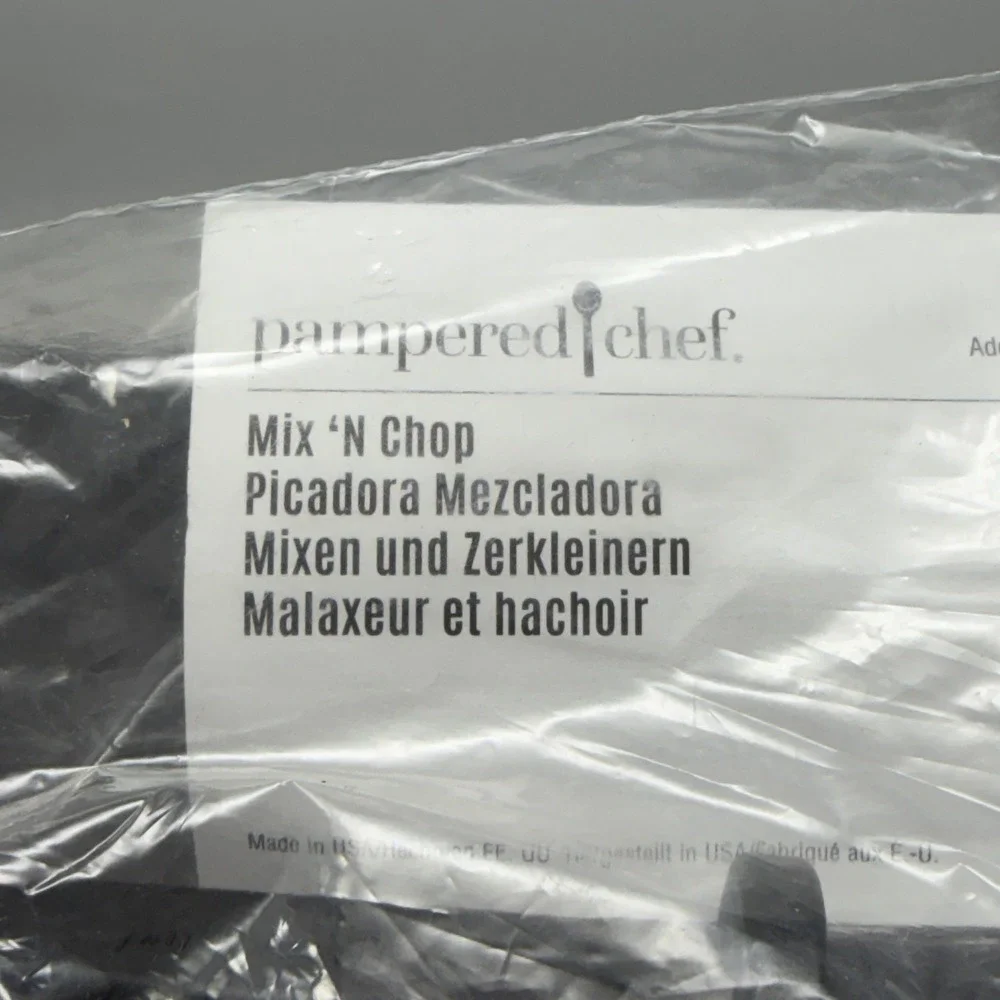 New Pampered Chef Mix N Chop Model 2583 Meat Vegetable Egg Chopper Mixer Tool